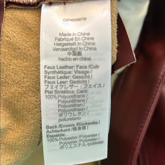 Madewell Perfect Vintage Straight Jean: Faux Leather Edition Size 28 EUC - Picture 8 of 11